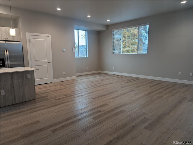 interior space featuring hardwood / wood-style flooring