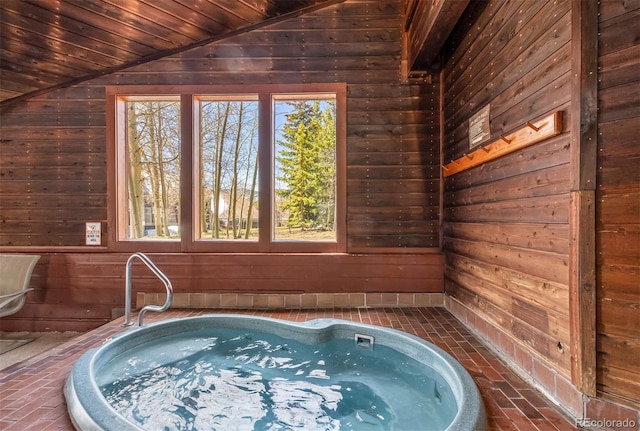 9430 Ryan Gulch Rd Unit 9450, Silverthorne, CO 80498 - view of swimming pool with an indoor hot tub
