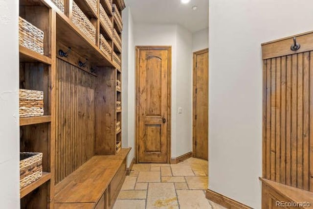 view of mudroom