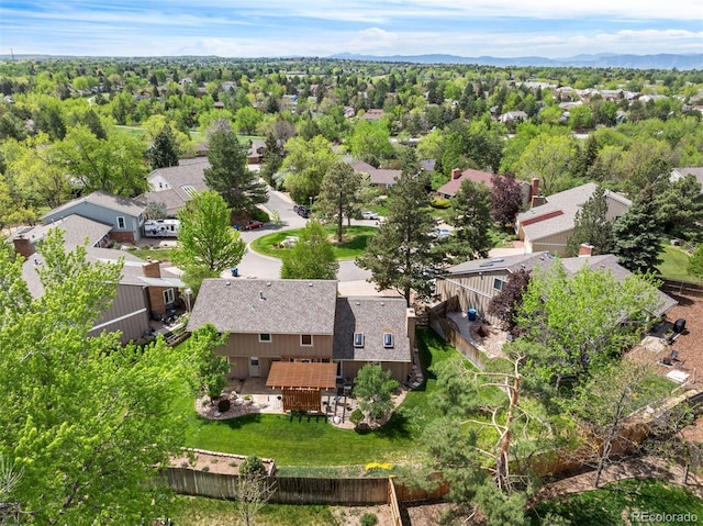 aerial perspective of suburban area