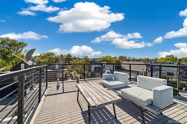 3615 Navajo St, Denver, CO 80211 - view of wooden terrace