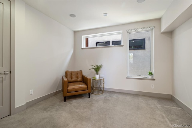 3615 Navajo St, Denver, CO 80211 - sitting room with carpet and baseboards