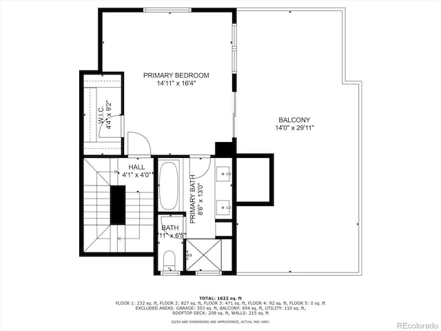 3615 Navajo St, Denver, CO 80211 - room layout