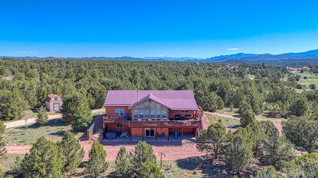 2680 Wild Bill Blvd, Westcliffe, CO 81252 - view of subject property with a mountain backdrop