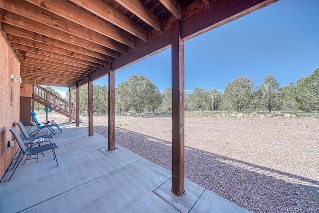 2680 Wild Bill Blvd, Westcliffe, CO 81252 - view of patio with stairs