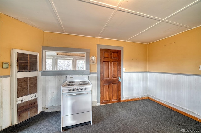 kitchen with gas range gas stove