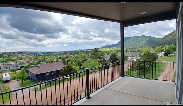 260 Upper Glenway Rd, Palmer Lake, CO 80133 - balcony featuring a mountain view and a residential view