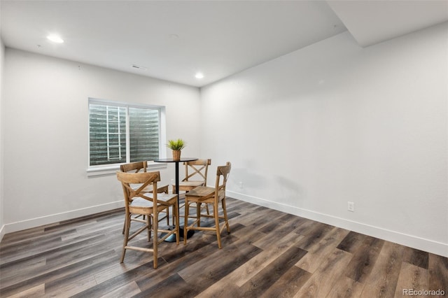 260 Upper Glenway Rd, Palmer Lake, CO 80133 - dining room featuring wood finished floors and recessed lighting