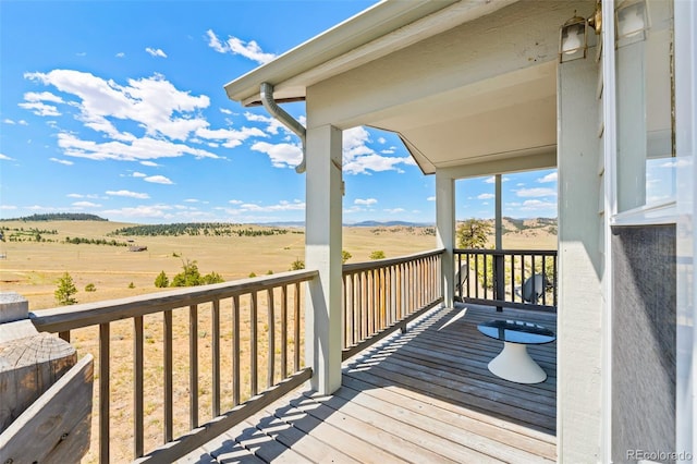 165 Coyotero Trl, Hartsel, CO 80449 - wooden deck featuring a rural view