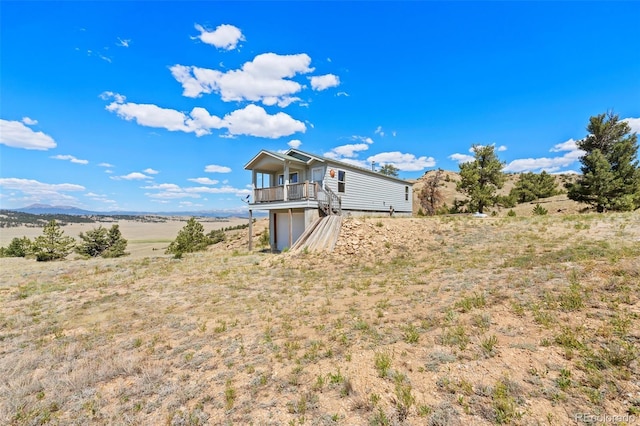 165 Coyotero Trl, Hartsel, CO 80449 - view of yard with an attached garage