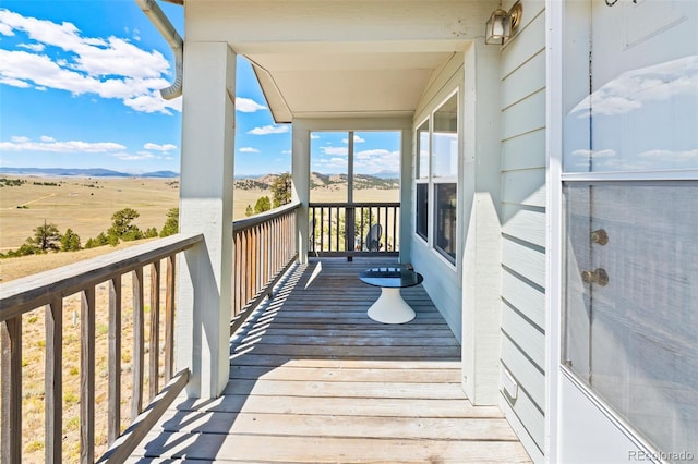 165 Coyotero Trl, Hartsel, CO 80449 - wooden terrace with a mountain view