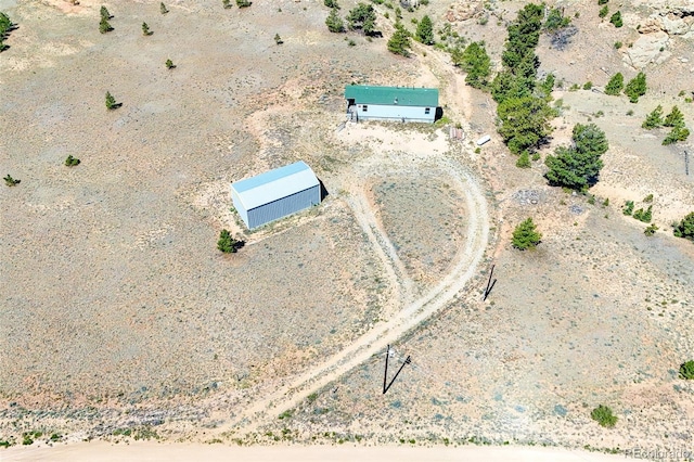 165 Coyotero Trl, Hartsel, CO 80449 - view from above of property with a desert landscape