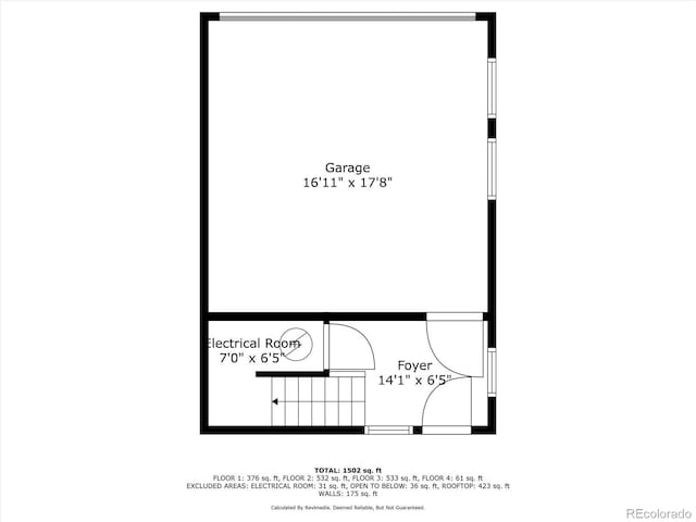 1632 Lowell Blvd Unit 5, Denver, CO 80204 - view of home floor plan