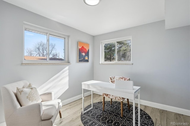 3406 E Fair Pl, Centennial, CO 80121 - office space featuring baseboards and light wood-style floors