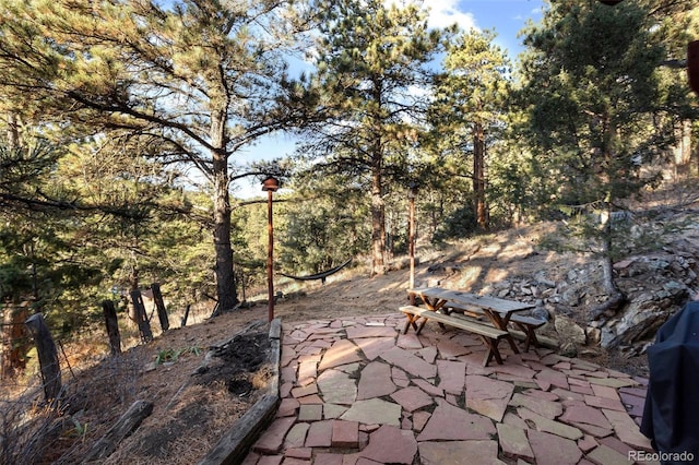 view of patio