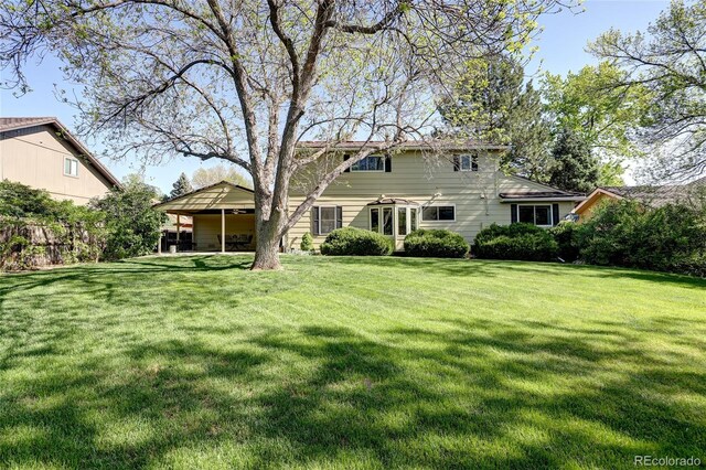10886 E Berry Ave, Englewood, CO 80111 - back of property featuring a yard
