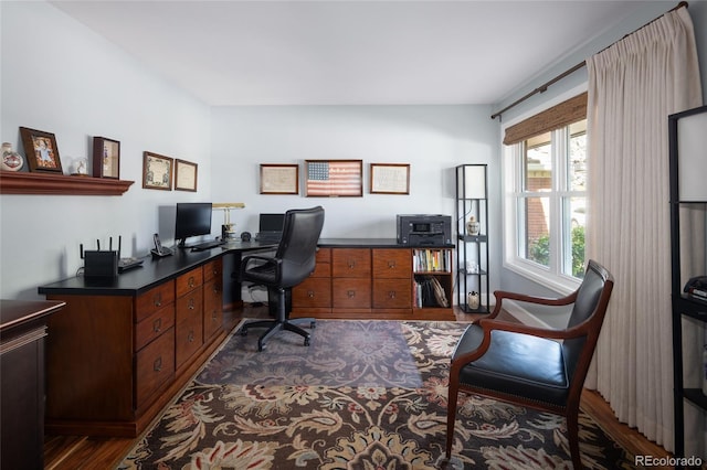 10886 E Berry Ave, Englewood, CO 80111 - office area with wood finished floors
