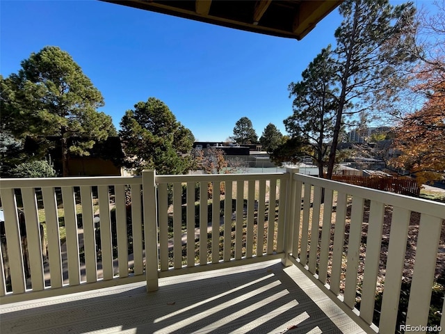view of deck