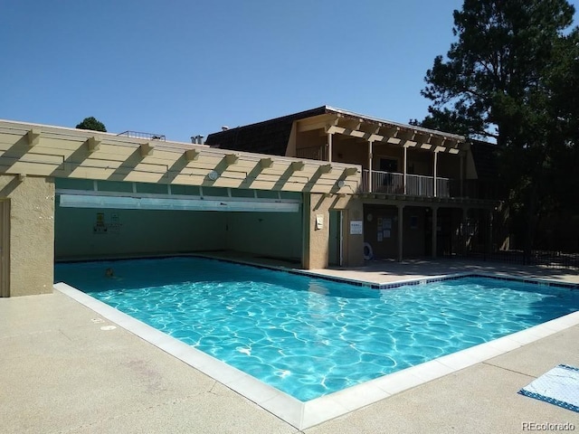 view of community pool