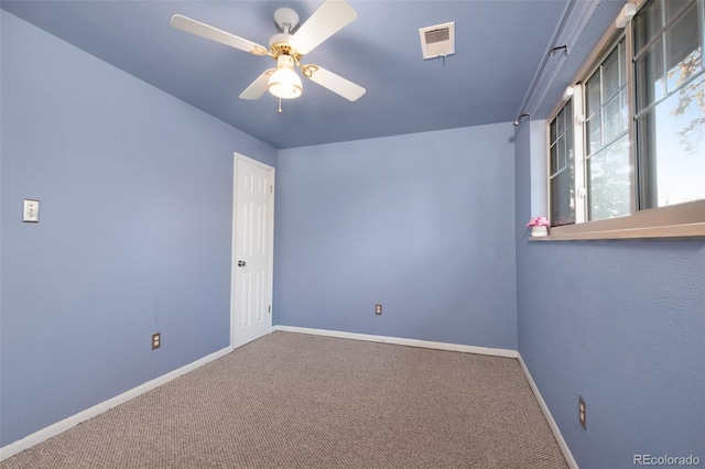 12642 E Ohio Ave, Aurora, CO 80012 - carpeted spare room featuring ceiling fan and baseboards