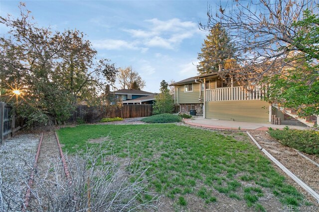 12642 E Ohio Ave, Aurora, CO 80012 - view of yard with a patio area