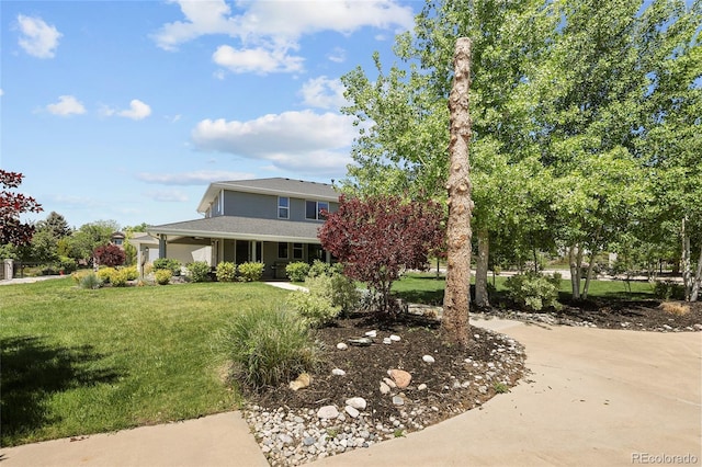 14712 Kalamath Ct, Westminster, CO 80023 - view of front of home with a front lawn and concrete driveway