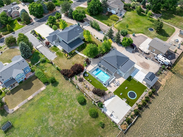 14712 Kalamath Ct, Westminster, CO 80023 - aerial view of residential area featuring a pool area