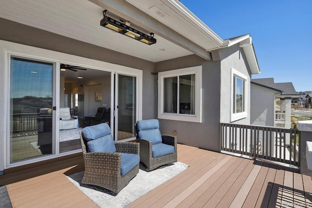 1877 Walnut Creek Ct, Colorado Springs, CO 80921 - view of wooden terrace