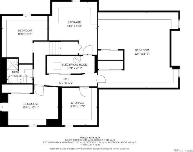 8955 E 19th Ave, Aurora, CO 80010 - property floor plan