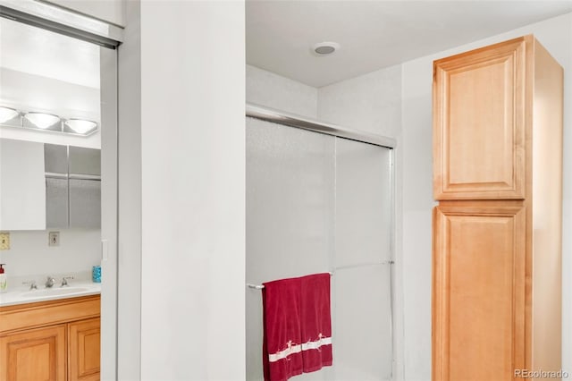 4034 S Atchison Way, Aurora, CO 80014 - full bathroom with a shower stall and vanity