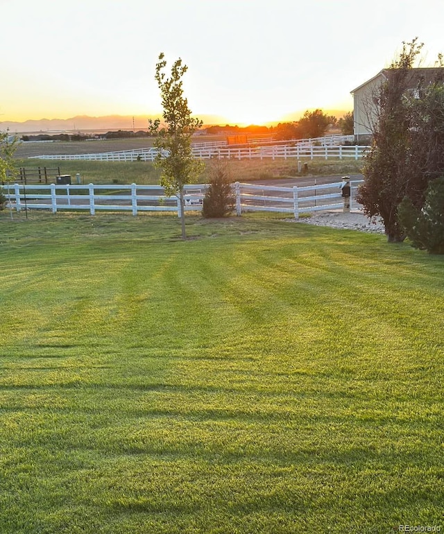 970 Inyokern Ct, Watkins, CO 80137 - view of yard with a view of countryside