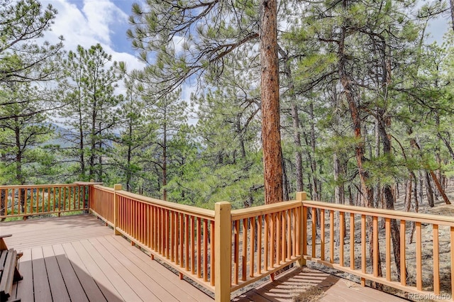 307 Virginia Rd, Bailey, CO 80421 - view of wooden deck