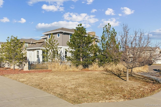 view of front of property