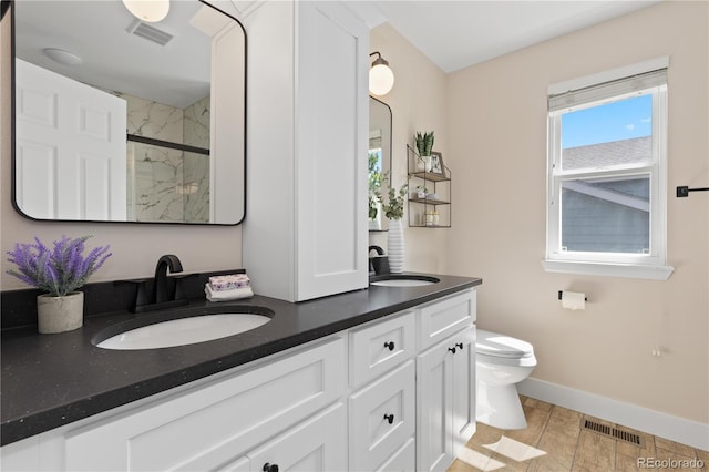 8982 Miners Pl, Highlands Ranch, CO 80126 - full bath featuring double vanity and a marble finish shower