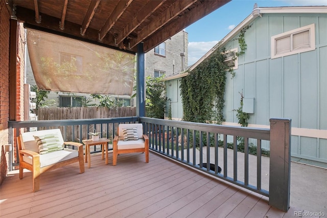 1215 N Emerson St Unit A, Denver, CO 80218 - view of wooden deck