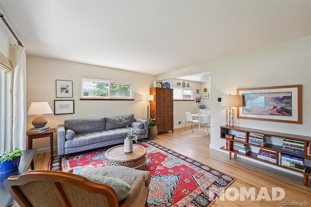 2965 S Gilpin St, Denver, CO 80210 - living room with light wood-type flooring and baseboards