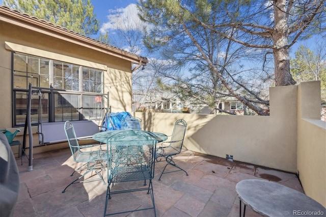 view of patio / terrace with outdoor dining space