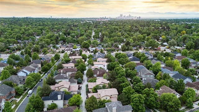 7444 E 9th Ave, Denver, CO 80230 - aerial view at dusk of a residential view