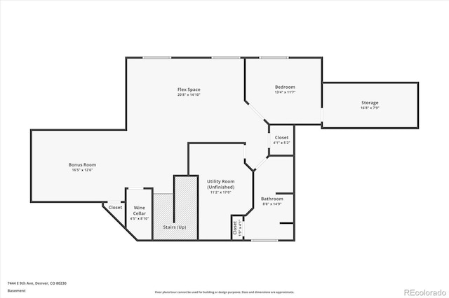 7444 E 9th Ave, Denver, CO 80230 - property floor plan