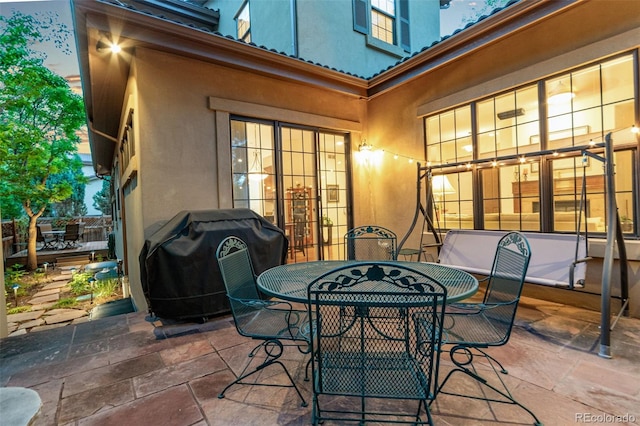 7444 E 9th Ave, Denver, CO 80230 - view of patio / terrace featuring grilling area and outdoor dining space