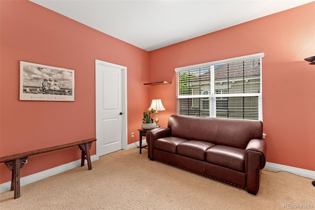 7444 E 9th Ave, Denver, CO 80230 - carpeted living area with baseboards