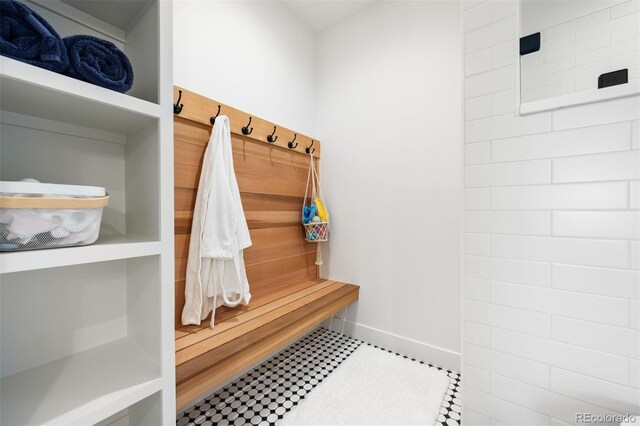 534 W Meadow Rd, Evergreen, CO 80439 - mudroom with baseboards