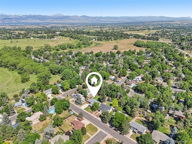 215 Sunland St, Louisville, CO 80027 - aerial view of a mountainous background