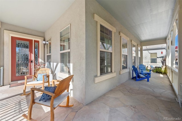 view of patio / terrace featuring a porch