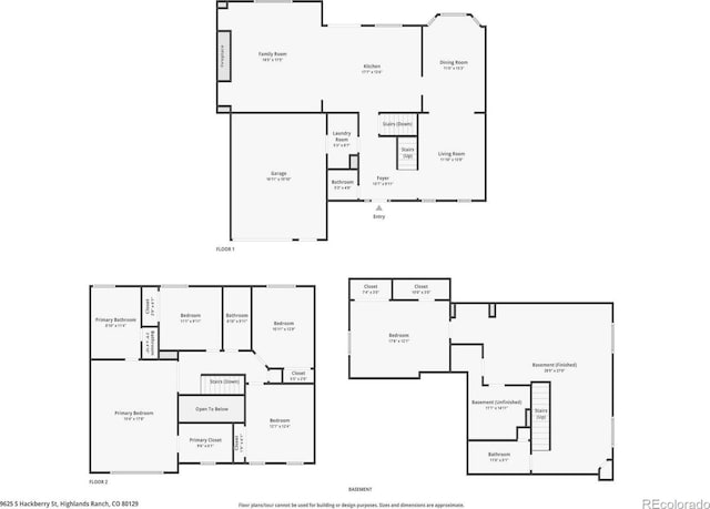 9625 S Hackberry St, Highlands Ranch, CO 80129 - view of room layout