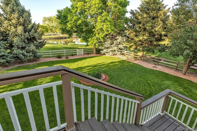 6266 Holman St, Arvada, CO 80004 - deck featuring a water view