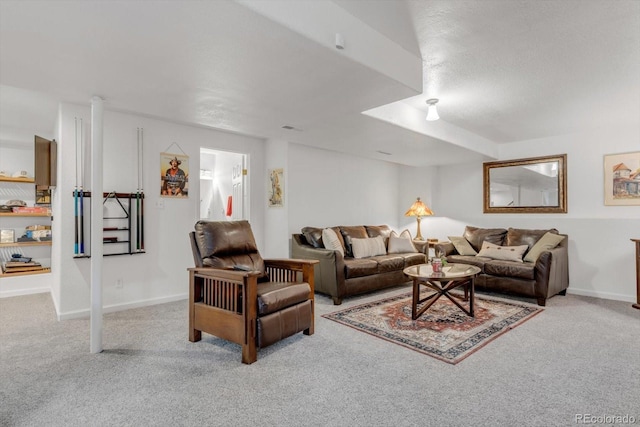 6266 Holman St, Arvada, CO 80004 - carpeted living area featuring baseboards