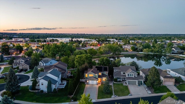 6266 Holman St, Arvada, CO 80004 - aerial perspective of suburban area featuring a large body of water