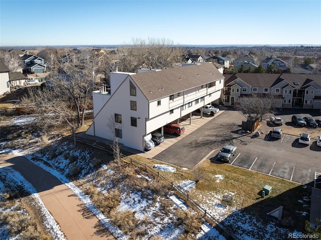 birds eye view of property featuring a residential view