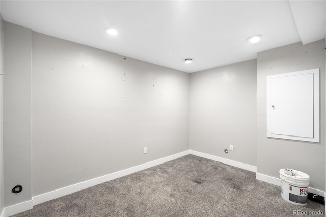 8288 W Chestnut Ave, Littleton, CO 80128 - unfurnished room with carpet flooring and recessed lighting
